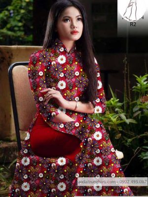 Vải áo dài hoa đều kiểu mới AD 14482 26 1590201607 179 vai ao dai vai ao dai dep ad
