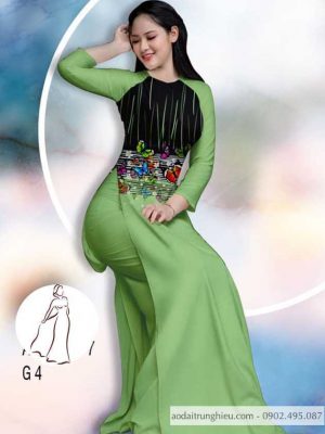 Vải áo dài bướm thiết kế 2020 AD 14457 21 1590201726 204 vai ao dai vai ao dai dep ad