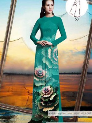Vải áo dài hoa 3D mới ra AD 10516 27 1590381403 127 vai ao dai vai ao dai dep ad