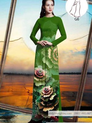 Vải áo dài hoa 3D mới ra AD 10516 37 1590381405 851 vai ao dai vai ao dai dep ad