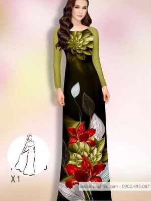Vải áo dài hoa in 3D mới ra AD 14461 27 1590381526 836 vai ao dai vai ao dai dep ad