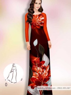 Vải áo dài hoa in 3D mới ra AD 14461 35 1590381527 269 vai ao dai vai ao dai dep ad