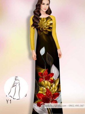 Vải áo dài hoa in 3D mới ra AD 14461 37 1590381528 880 vai ao dai vai ao dai dep ad