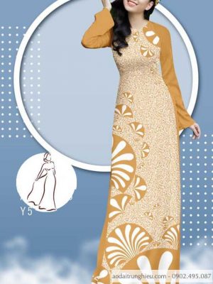 Vải áo dài hoa 3D thiết kế 2020 AD B6610 21 1590381758 233 vai ao dai vai ao dai dep ad