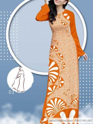 Vải áo dài hoa 3D thiết kế 2020 AD B6610 30 1590381760 6 vai ao dai vai ao dai dep ad