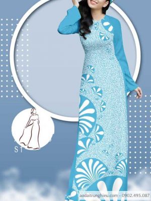 Vải áo dài hoa 3D thiết kế 2020 AD B6610 37 1590381761 495 vai ao dai vai ao dai dep ad