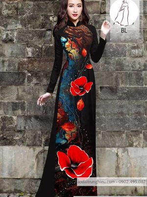 Vải áo dài hoa 3D mới ra AD 10407 23 1590381879 425 vai ao dai vai ao dai dep ad