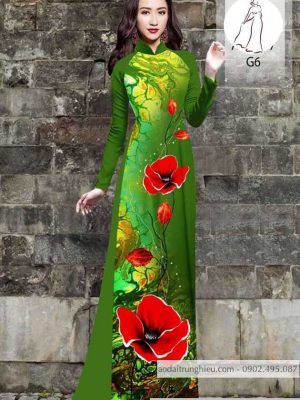 Vải áo dài hoa 3D mới ra AD 10407 25 1590381879 530 vai ao dai vai ao dai dep ad