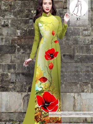 Vải áo dài hoa 3D mới ra AD 10407 24 1590381879 617 vai ao dai vai ao dai dep ad