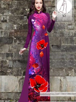 Vải áo dài hoa 3D mới ra AD 10407 36 1590381881 251 vai ao dai vai ao dai dep ad