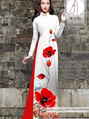 Vải áo dài hoa 3D mới ra AD 10407 38 1590381881 873 vai ao dai vai ao dai dep ad