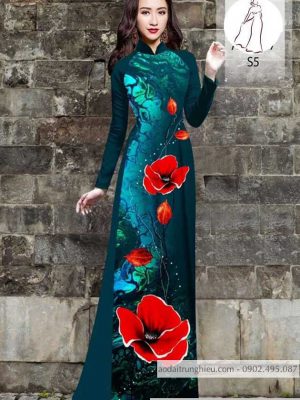 Vải áo dài hoa 3D mới ra AD 10407 39 1590381882 980 vai ao dai vai ao dai dep ad