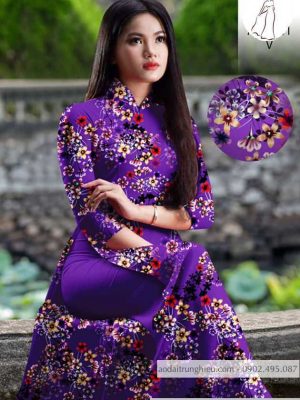Vải áo dài hoa đều kiểu mới AD 10533 24 1590382001 197 vai ao dai vai ao dai dep ad