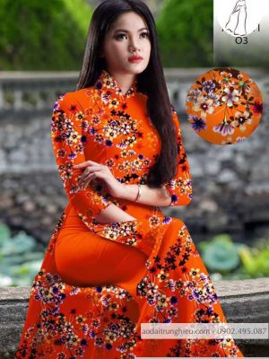 Vải áo dài hoa đều kiểu mới AD 10533 27 1590382001 422 vai ao dai vai ao dai dep ad