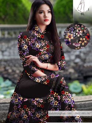 Vải áo dài hoa đều kiểu mới AD 10533 23 1590382001 795 vai ao dai vai ao dai dep ad