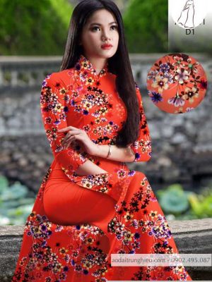 Vải áo dài hoa đều kiểu mới AD 10533 31 1590382002 110 vai ao dai vai ao dai dep ad