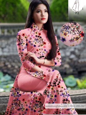 Vải áo dài hoa đều kiểu mới AD 10533 33 1590382002 523 vai ao dai vai ao dai dep ad