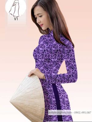 Vải áo dài hoa đều kiểu mới AD 10527 24 1590382126 689 vai ao dai vai ao dai dep ad