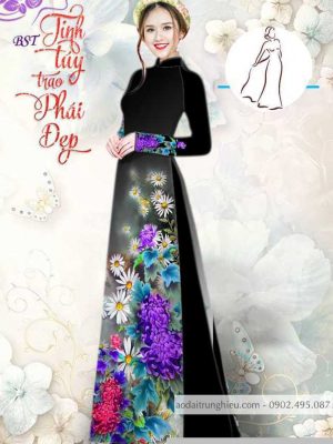 Vải áo dài hoa cúc thiết kế 2020 AD M7390 41 1590382481 21 vai ao dai vai ao dai dep ad