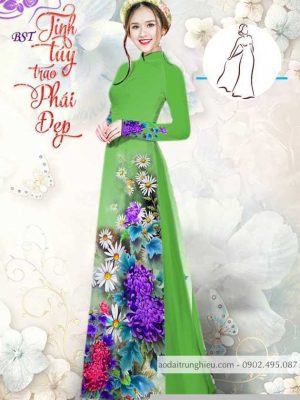 Vải áo dài hoa cúc thiết kế 2020 AD M7390 39 1590382481 61 vai ao dai vai ao dai dep ad