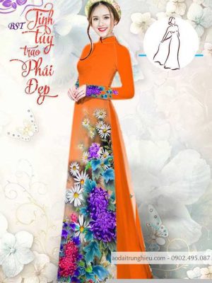 Vải áo dài hoa cúc thiết kế 2020 AD M7390 44 1590382482 529 vai ao dai vai ao dai dep ad