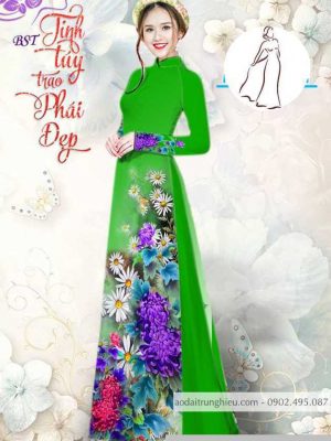 Vải áo dài hoa cúc thiết kế 2020 AD M7390 43 1590382482 839 vai ao dai vai ao dai dep ad