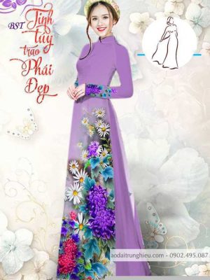 Vải áo dài hoa cúc thiết kế 2020 AD M7390 50 1590382483 788 vai ao dai vai ao dai dep ad
