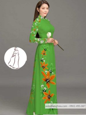 Vải áo dài hoa 3D thiết kế 2020 AD M7389 38 1590382599 290 vai ao dai vai ao dai dep ad