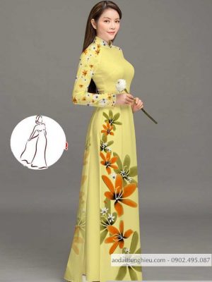 Vải áo dài hoa 3D thiết kế 2020 AD M7389 46 1590382600 150 vai ao dai vai ao dai dep ad