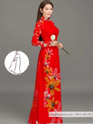 Vải áo dài hoa 3D thiết kế 2020 AD M7389 41 1590382600 263 vai ao dai vai ao dai dep ad