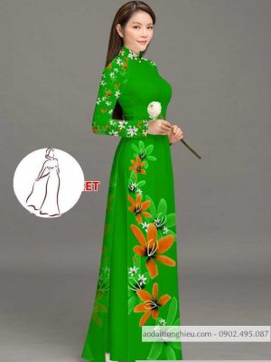 Vải áo dài hoa 3D thiết kế 2020 AD M7389 42 1590382600 929 vai ao dai vai ao dai dep ad