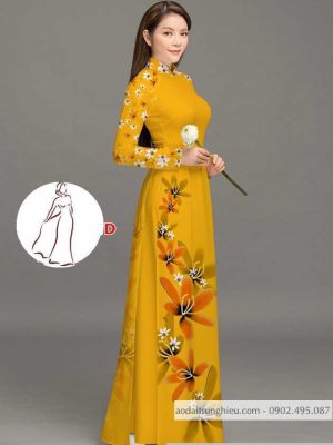 Vải áo dài hoa 3D thiết kế 2020 AD M7389 54 1590382602 777 vai ao dai vai ao dai dep ad