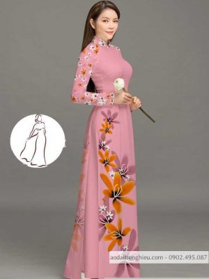 Vải áo dài hoa 3D thiết kế 2020 AD M7389 55 1590382602 950 vai ao dai vai ao dai dep ad