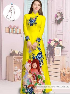 Vải áo dài hoa và cô bé thiết kế 2020 AD M7387 34 1590382725 522 vai ao dai vai ao dai dep ad
