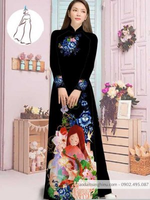 Vải áo dài hoa và cô bé thiết kế 2020 AD M7387 40 1590382726 303 vai ao dai vai ao dai dep ad