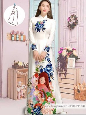 Vải áo dài hoa và cô bé thiết kế 2020 AD M7387 39 1590382726 348 vai ao dai vai ao dai dep ad