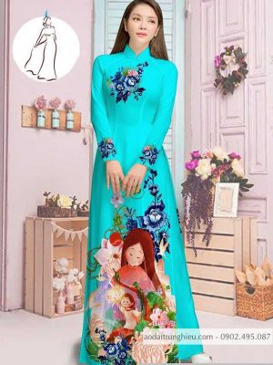 Vải áo dài hoa và cô bé thiết kế 2020 AD M7387 46 1590382727 338 vai ao dai vai ao dai dep ad