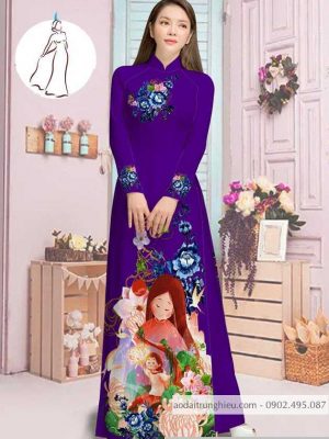 Vải áo dài hoa và cô bé thiết kế 2020 AD M7387 49 1590382728 526 vai ao dai vai ao dai dep ad