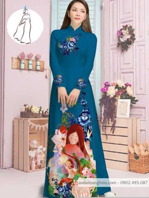 Vải áo dài hoa và cô bé thiết kế 2020 AD M7387 53 1590382729 136 vai ao dai vai ao dai dep ad