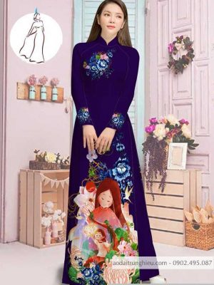 Vải áo dài hoa và cô bé thiết kế 2020 AD M7387 51 1590382729 730 vai ao dai vai ao dai dep ad