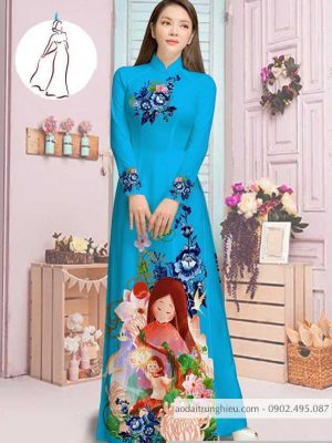 Vải áo dài hoa và cô bé thiết kế 2020 AD M7387 52 1590382729 759 vai ao dai vai ao dai dep ad