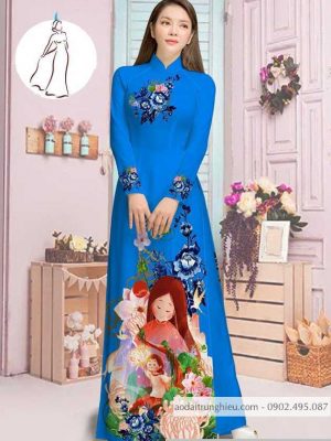Vải áo dài hoa và cô bé thiết kế 2020 AD M7387 58 1590382730 467 vai ao dai vai ao dai dep ad