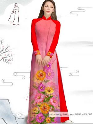 Vải áo dài hoa cúc kiểu mới AD M7386 40 1590382844 681 vai ao dai vai ao dai dep ad