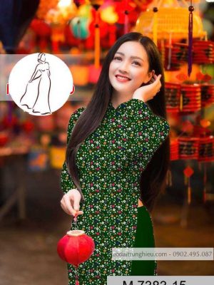 Vải áo dài hoa nhí kiểu mới AD M7383 57 1590383088 510 vai ao dai vai ao dai dep ad