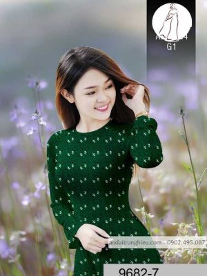 Vải áo dài hoa đều mới ra AD 9682 23 1590383326 63 vai ao dai vai ao dai dep ad