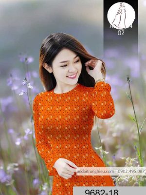 Vải áo dài hoa đều mới ra AD 9682 24 1590383326 713 vai ao dai vai ao dai dep ad