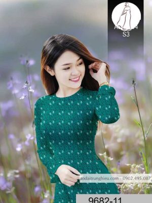 Vải áo dài hoa đều mới ra AD 9682 31 1590383327 785 vai ao dai vai ao dai dep ad