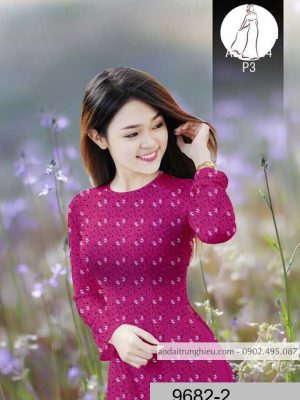 Vải áo dài hoa đều mới ra AD 9682 33 1590383328 657 vai ao dai vai ao dai dep ad