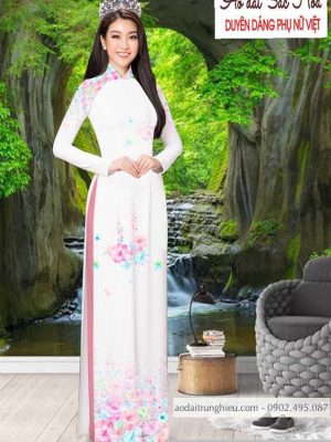 Vải áo dài hoa 3D thiết kế 2020 AD T7492 29 1590383800 219 vai ao dai vai ao dai dep ad