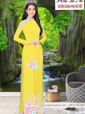 Vải áo dài hoa 3D thiết kế 2020 AD T7492 32 1590383800 488 vai ao dai vai ao dai dep ad